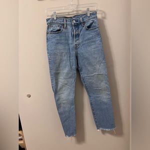 Levi’s jeans - wedgie straight blue wash